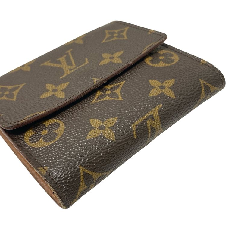 Louis Vuitton W Hook Wallet Monogram Porte Monnaie Vivier Carte Cles Di M61652