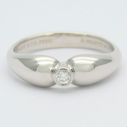 Tiffany & Co Ring - Ring Double Tee A Dos Lop Pt950 Diamond Approx 4.9g
