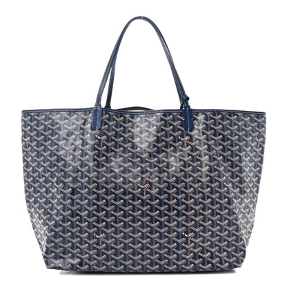 Goyard Saint Louis GM Blue St Louis Shoulder Tote Bag Pouch Purse