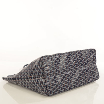 Goyard Saint Louis GM Blue St Louis Shoulder Tote Bag Pouch Purse