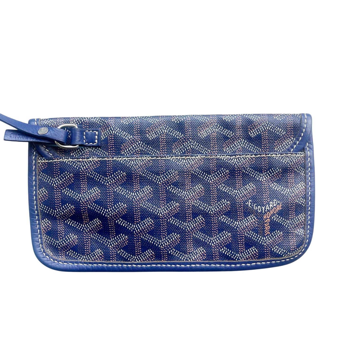 Goyard Saint Louis GM Blue St Louis Shoulder Tote Bag Pouch Purse