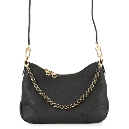 Louis Vuitton Shoulder Bag Monogram Empreinte Boulogne PM 2-Way Noir Black