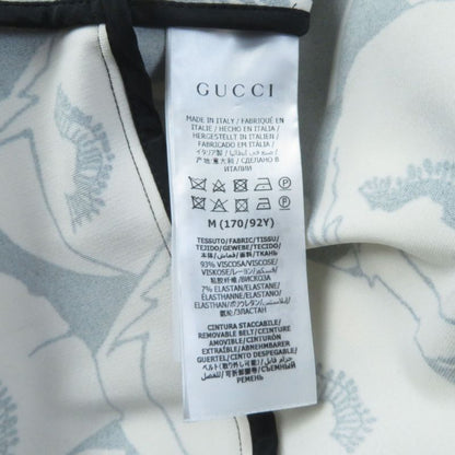 Gucci 2021 653181 Poppy Flower Print With GG Belt Short Sleeve Long Dress/dress