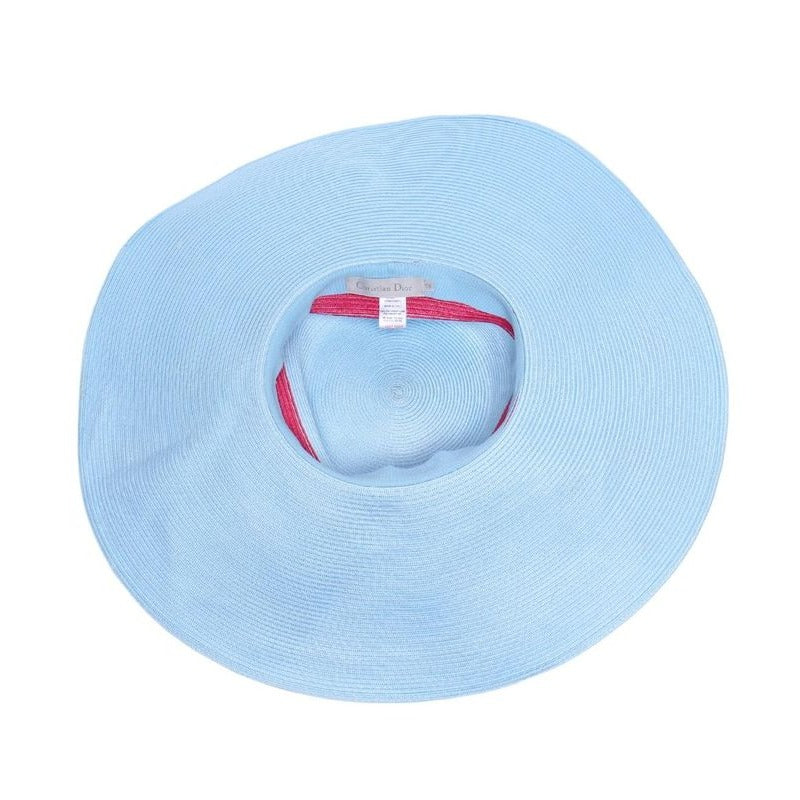 Christian Dior Straw Hat with Petals Kids Size T4 — view 3