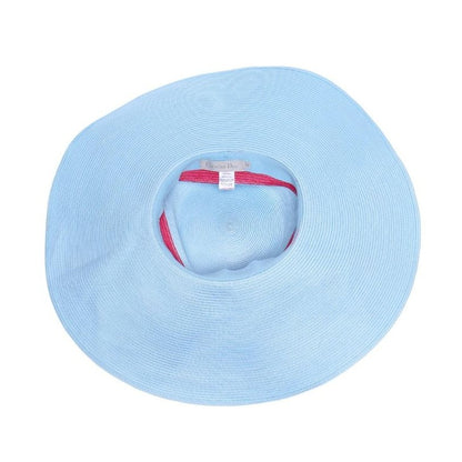 Christian Dior Straw Hat with Petals Kids Size T4 — view 3