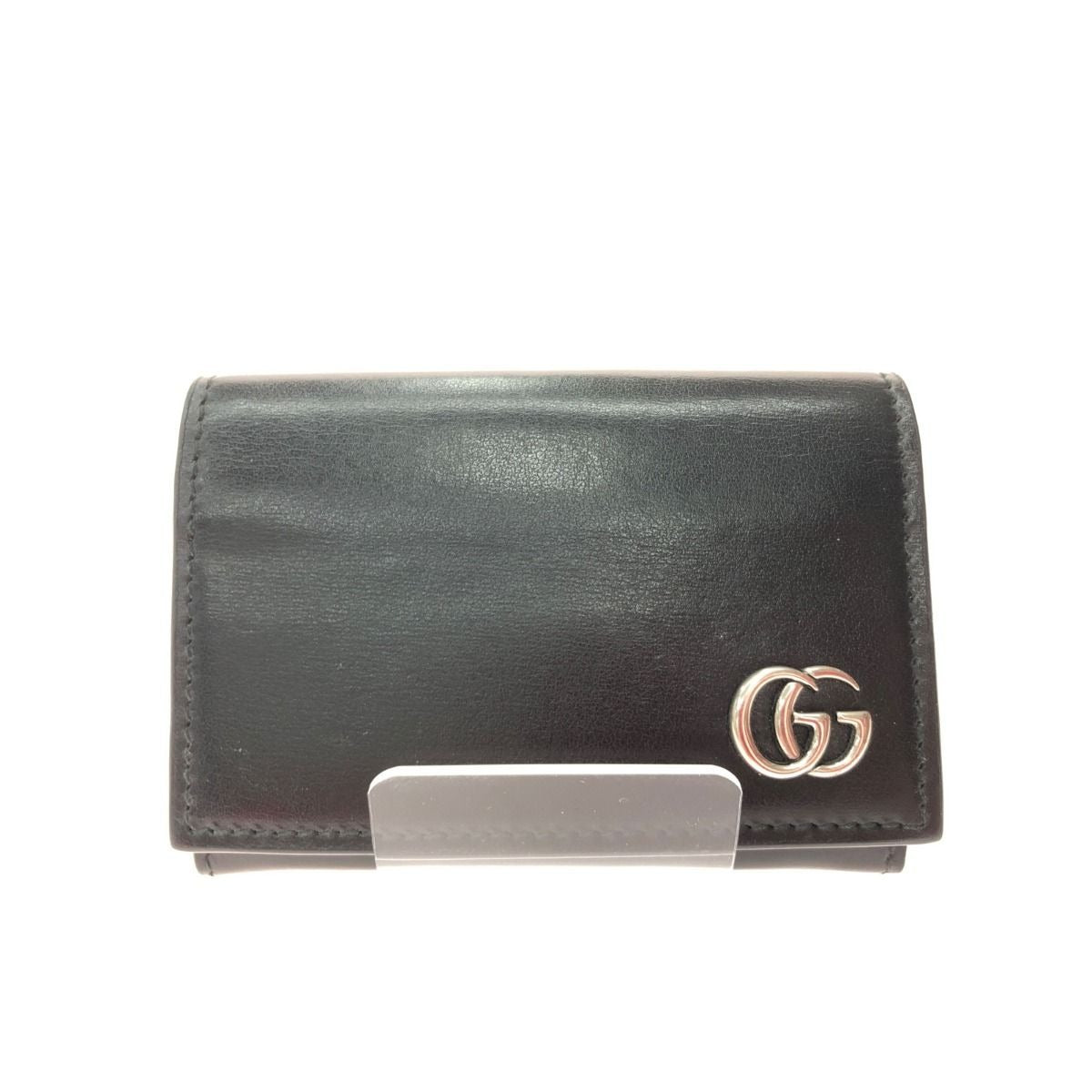 Gucci Card Case Business Holder GG Marmont Leather