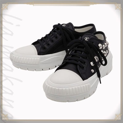 Louis Vuitton Yk Squad Line Sneakers Shoes Yayoi Kusama Black