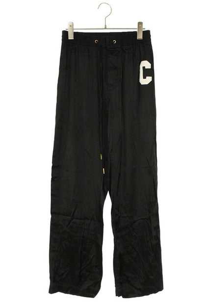 Celine 2p535164i Sideline Satin Track Long Pants Women 38