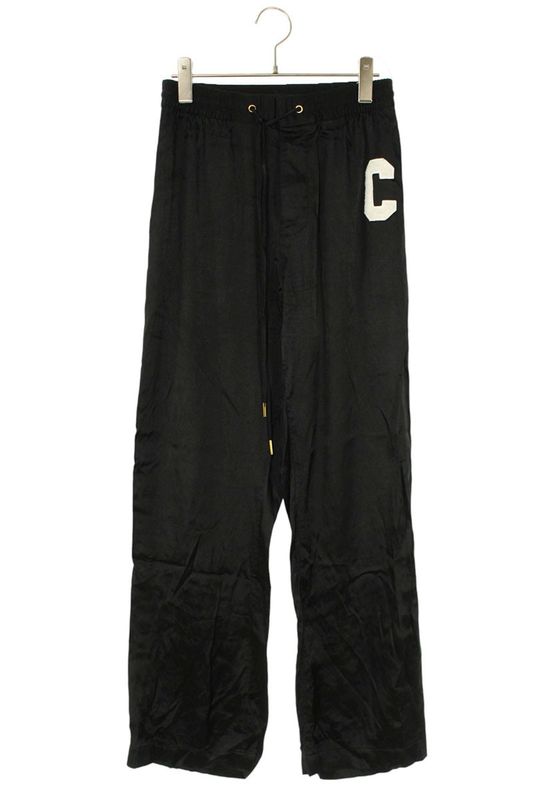 Celine 2p535164i Sideline Satin Track Long Pants Women 38