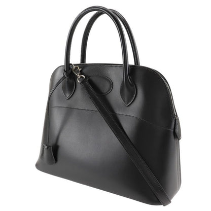 Hermes Bolide 31 Box Calf Black/silver Hardware □D Ladies Handbag