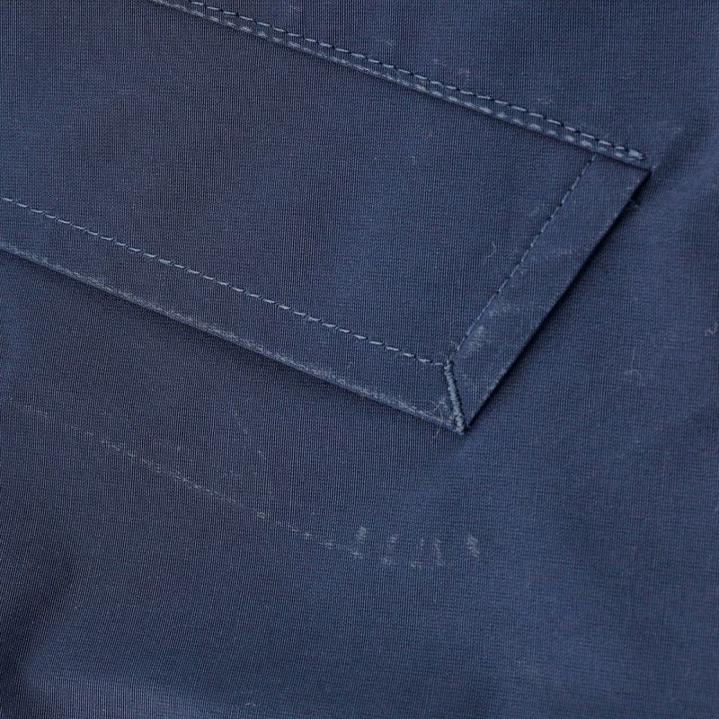 Prada 29y278 Cotton And Polyester Navy Blue Women's Trench Coat