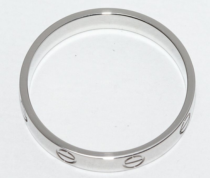 Cartier Ring Pt950 Love Ring Small Model Mini Love Ring Love Wedding Ring B40853
