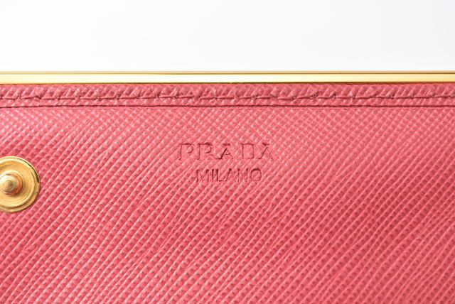 Unused Prada Wallet Prada Long Wallet 1m1132 Saffiano Metal Saffiano Peonia
