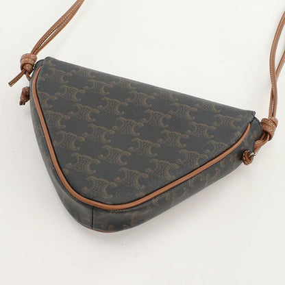 Celine Triomphe Canvas Crossbody Shoulder Bag Triomphe Canvas Scuff Deuce