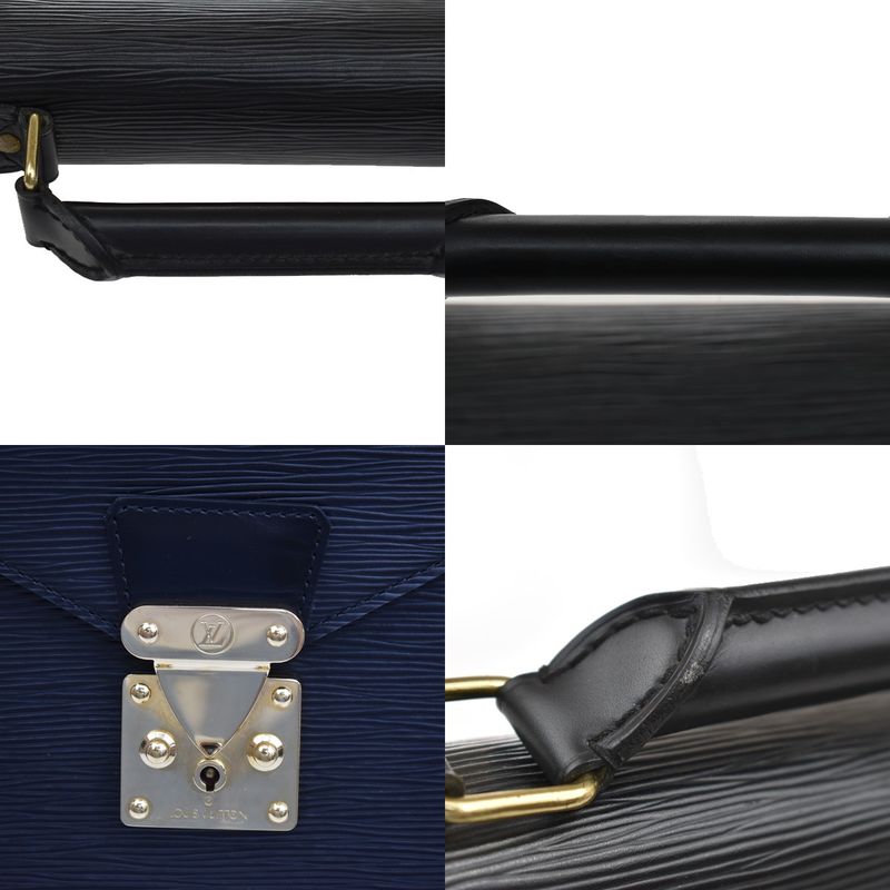Louis Vuitton Serviette Conseil Business Bag Handbag Epi Black M54422 30kb022