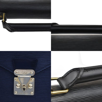 Louis Vuitton Serviette Conseil Business Bag Handbag Epi Black M54422 30kb022