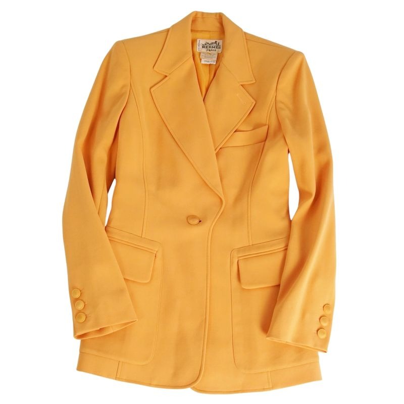 Hermes Jacket Tailored Wool a Vintage