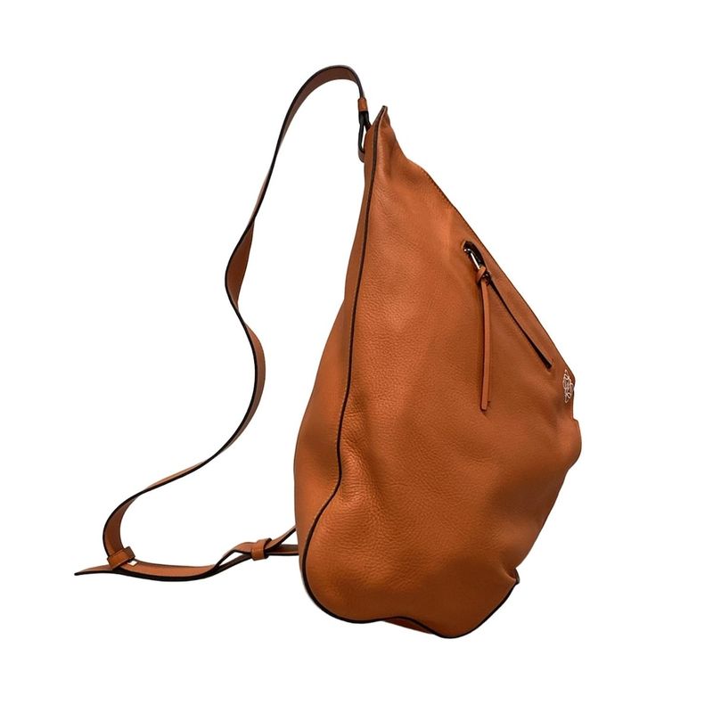 Loewe One Shoulder Bag Anton Backpack 30710l72 Orange Leather