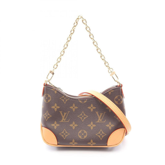 Louis Vuitton Handbag Nano Boulogne Canvas Leather