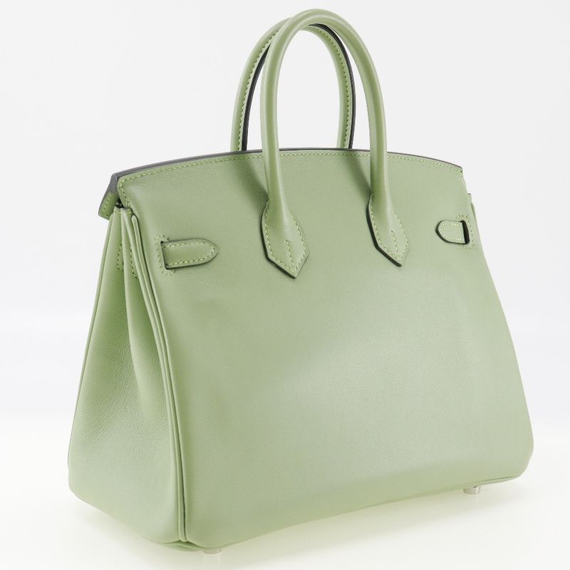 Hermes Birkin 25 Vorsluft Cricket Green Y Handbag