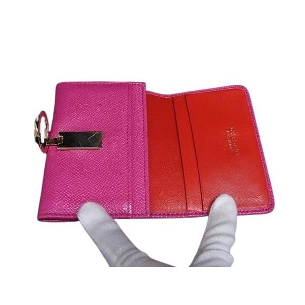 Bvlgari Business Card Holder Logo Clip Case Pink Spinel — view 4