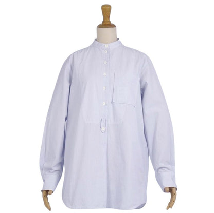 Celine Shirt Phoebe Period Blouse Stand Collar Su