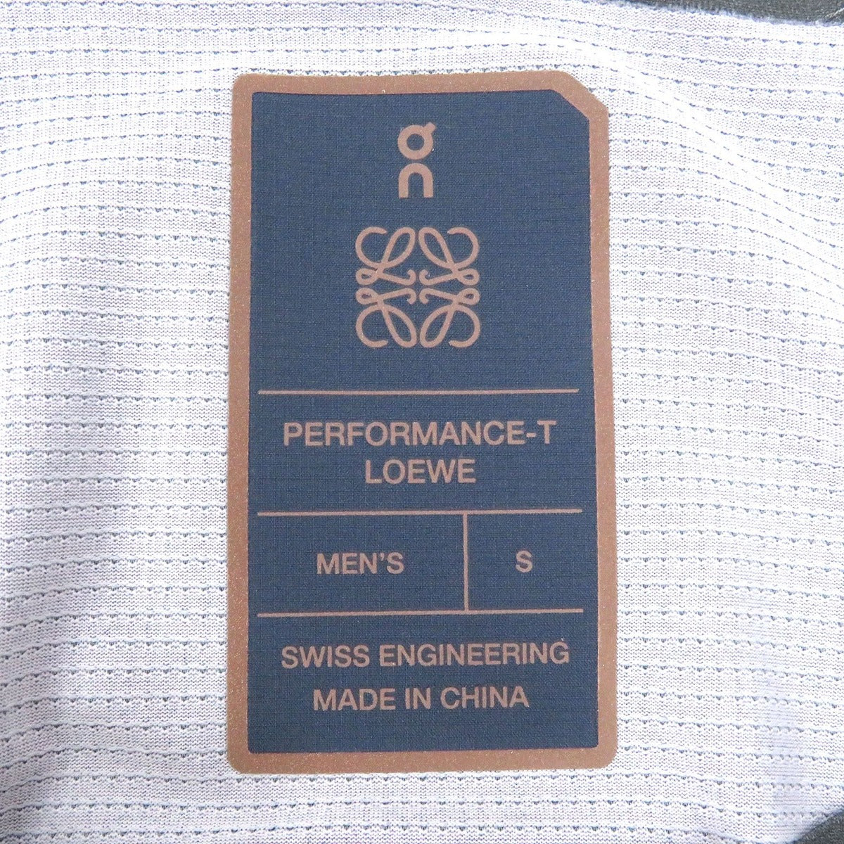 Loewe on Performance-t Anagram Logo Print Short Sleeve T-Shirt Cut — view 5