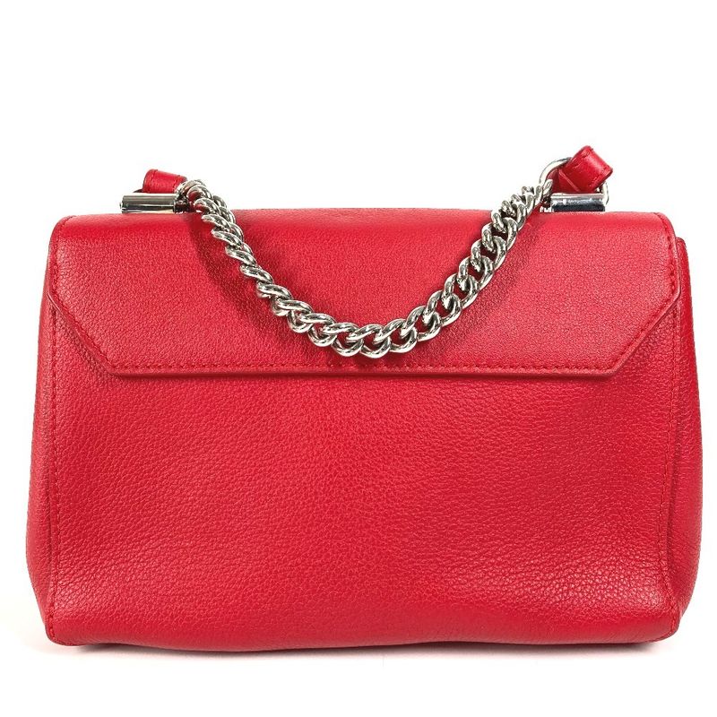 Louis Vuitton Handbag Lock Me 2 BB M51202 Calf Leather Ruby Red