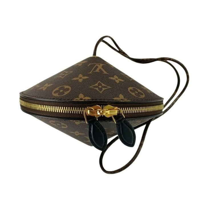 Louis Vuitton Shoulder Bag Tupi Brown Monogram Gold