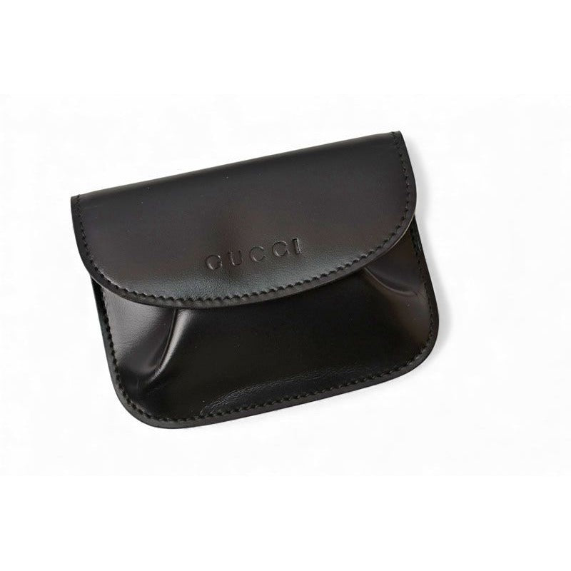 Gucci Coin Case Purse Wallet Vintage Leather Black 030 2091 — view 2