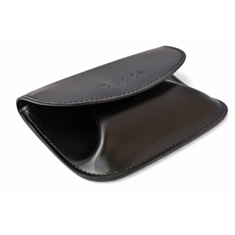Gucci Coin Case Purse Wallet Vintage Leather Black 030 2091 — view 3