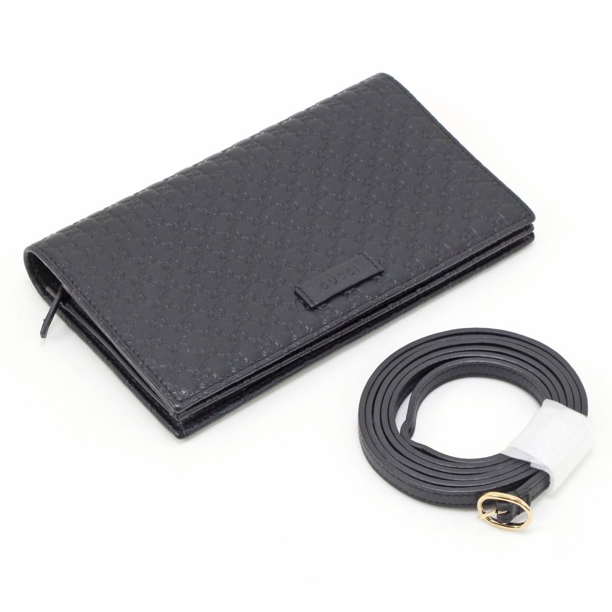 Gucci Micro Gucci Shoulder Wallet 466507 Black