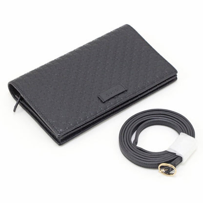 Gucci Micro Gucci Shoulder Wallet 466507 Black