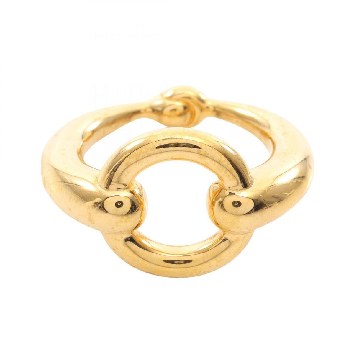 Hermes Scarf Ring Morph Gold