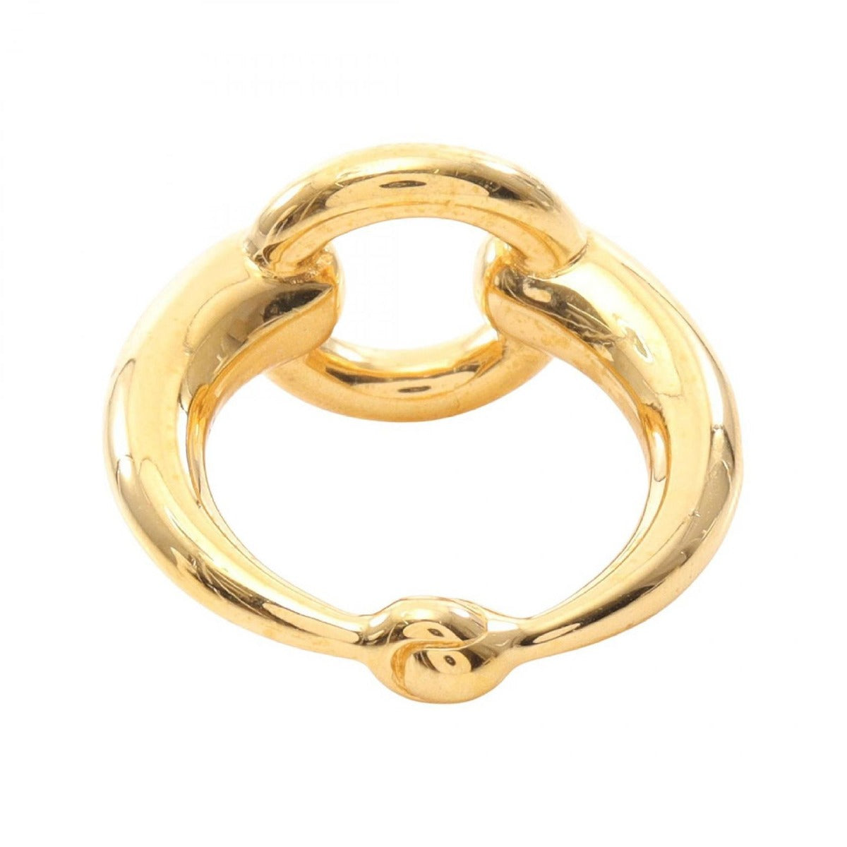 Hermes Scarf Ring Morph Gold — view 2