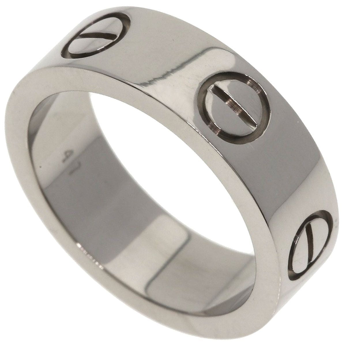 Cartier Love Ring 47 18k White Gold
