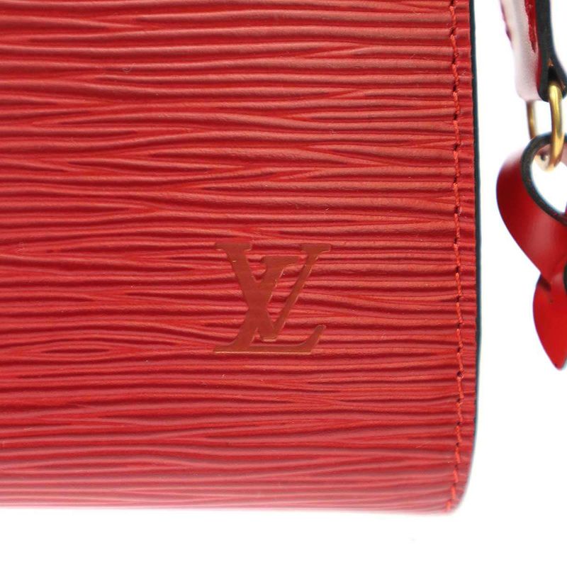 Louis Vuitton Epi Pochette Accessoire Pouch Serial Ar0978 Red