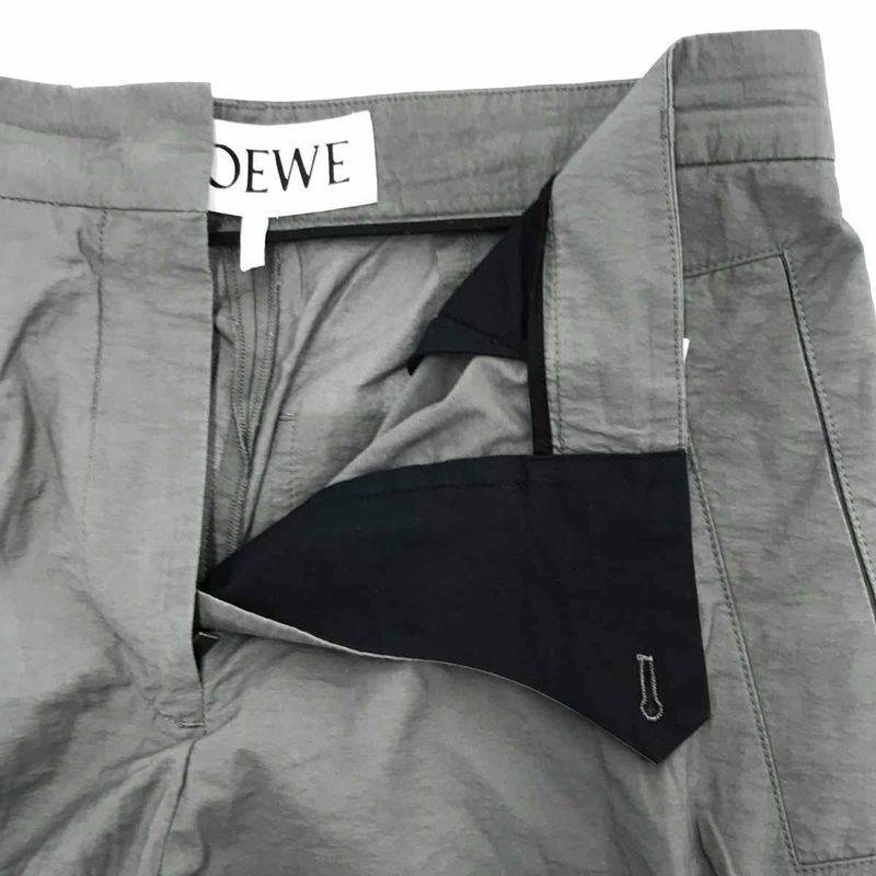 Loewe 22ss High Waist Cargo Pants High Waist Cargo Pants S540y04xat Gray 38