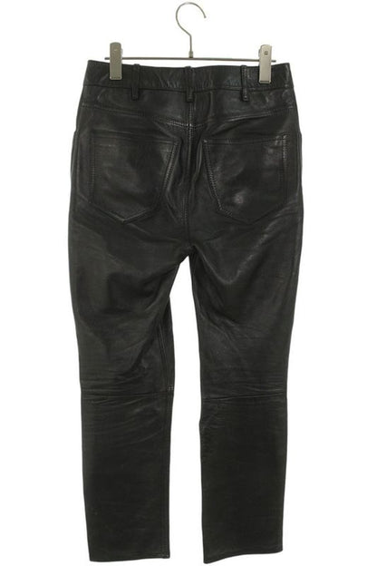 Celine 2g300280d Soft Lambskin Leather Long Pants Men's 44