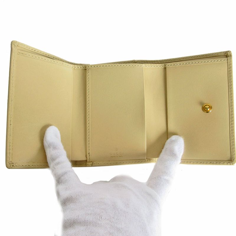 Gucci Compact Wallet Trifold Horsebit 644462