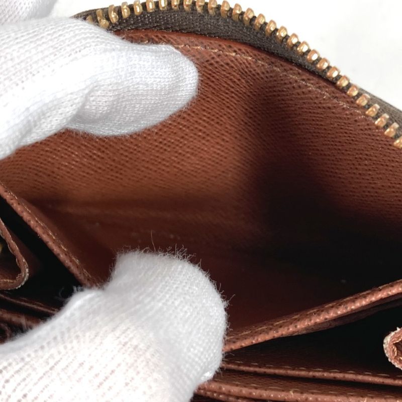 Louis Vuitton Coin Case Zippy Coin Purse M60067 Monogram Canvas Brown