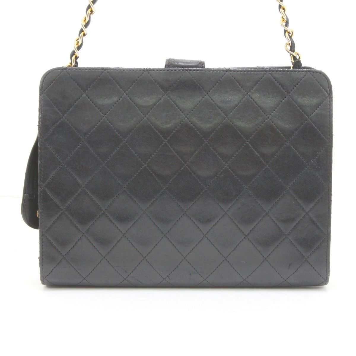 Chanel Shoulder Bag Matelasse Chain Shoulder Scratch Yes Black