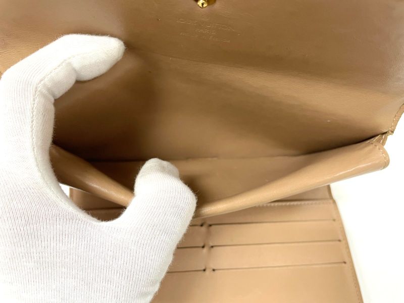 Louis Vuitton Monogram Vernis Porte Trésor International Long Wallet M91163