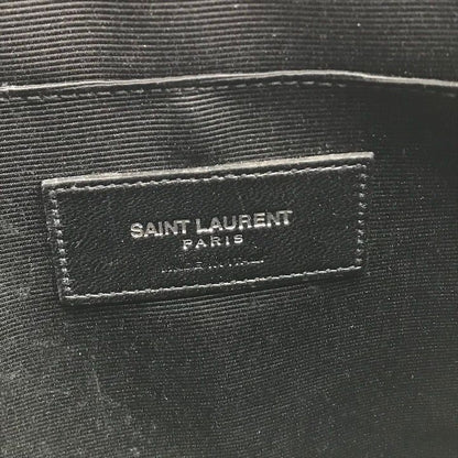 Saint Laurent Star Patchwork Metallic Leather Clutch Pochette Pouch Case
