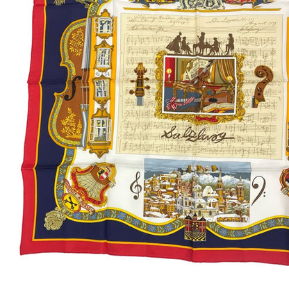 Hermes Carre 90 In Salzburg At Salzburg Scarf Silk Red
