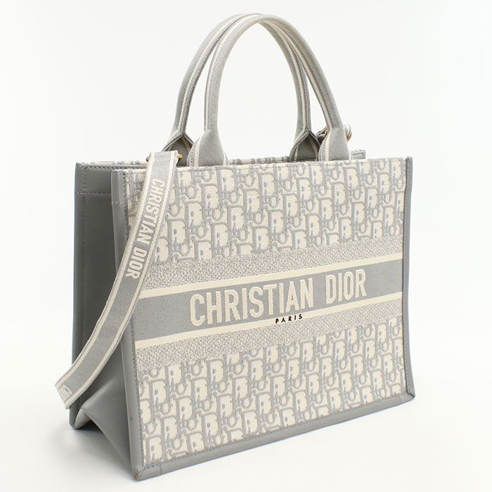 DIOR Bag Medium Book Tote Bag Jacquard Women's