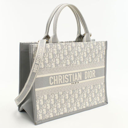 DIOR Bag Medium Book Tote Bag Jacquard Women's