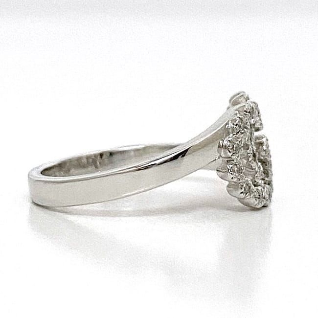 Gucci Ring F21458 White Gold Wg Marmont