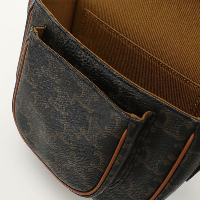 Celine Medium Folco Bag Triomphe Canvas 19150 2BZJ 04LU Shoulder Bag Triomphe