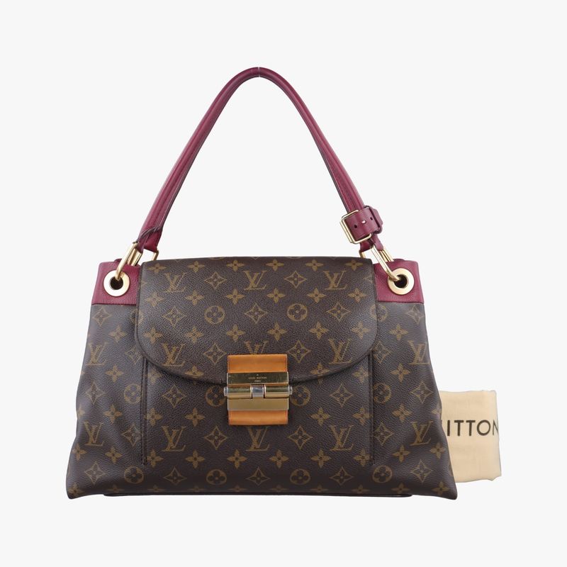 Louis Vuittonolympe Monogram / Brownish X Aurore Monogram Canvas X Calfleather